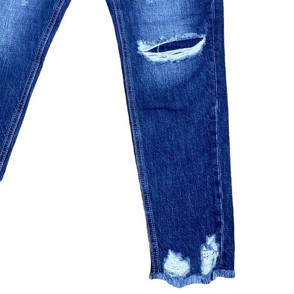 Kancan boyfriend jeans distressed frayed hems size 1/24 - Picture 4 of 8